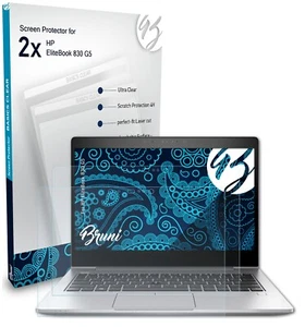 Bruni 2x Protective Film for HP EliteBook 830 G5 Screen Protector - Photo 1/8