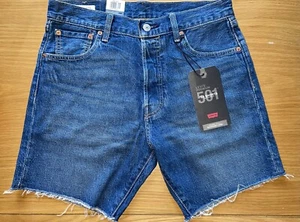 BNWT Levi's 501 Premium ‘93 Shorts 32W Stretchable Blue Guaranteed Original - Picture 1 of 12