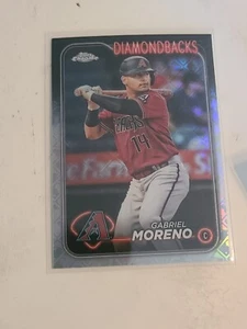 2024 Topps Chrome Logofractor Edition Gabriel Moreno #21 Arizona Diamondbacks - Picture 1 of 1