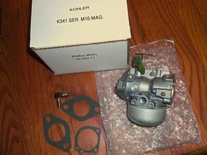 GENUINE WALBRO WHG CARBURETOR GASKETS for KOHLER K341 SERIES, M16 MAGNUM ENGINES - Picture 1 of 8