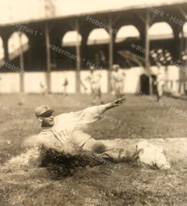 1926 NEW YORK GIANTS Rookie Sliding AWESOME PHOTO Original Photo Type 1 - Picture 1 of 4