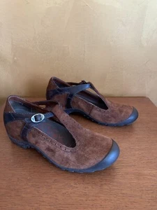 Merrell Plaza Strap Dark Spice Brown T-Strap Mary Jane 14514 shoes Women's 8 - Picture 1 of 6