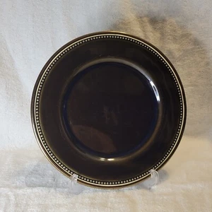 "Beaded Bronze" Dinner Plate by POTTERYBARN CHINA - Picture 1 of 10
