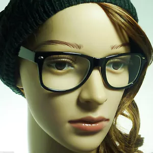 Gafas de lectura Nerd grandes marco unisex lentes transparentes +1,0 a +2,5 - Imagen 1 de 50