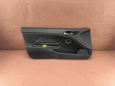 BMW E46 330CI YR 2006 Front Left Interior Door Panel Trim Black OEM #06180 - Image 1 of 4