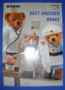 Patons Best Dressed Bears Knitting pattern Book 290 - Picture 1 of 1