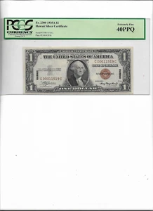 HAWAII SILVER CERTIFICATE FR. 2300 1935A $1 VERY FINE 35PPPQ - Picture 1 of 2