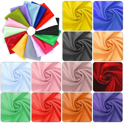 Einfarbiger Habotai Polyester Futterstoff Hintergrundmaterial 150Cm 59" Breit - Bild 1 von 4