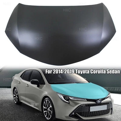 Front Hood Panel For 2014 2015 2016 2017 2018 2019 Toyota Corolla Sedan Primed Foto 1 de 4