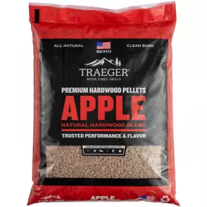 Apple All-Natural Wood Grilling Pellets (20 Lb. Bag) - Picture 1 of 12