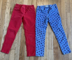 Mini Biden Corduroy Leggings Size 7Y (2 Pairs of Leggings - Picture 1 of 13