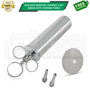 Jeringa de oído 4 OZ con jeringa de extracción instrumentos veterinarios quirúrgicos grado alemán - Imagen 1 de 12