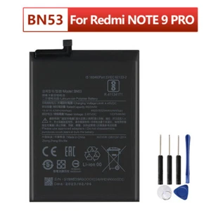 Batteria telefono ricambio originale BN53 per Xiaomi Redmi NOTE 9 PRO 5020mAh - Foto 1 di 6