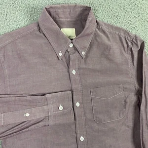 Band of Outsiders Shirt Mens Small (1) Button Down Woven Cotton Stripe Preppy - Picture 1 of 10
