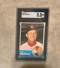 1963 Topps Stan Musial #250 St Louis Cardinals Graded SGC 5.5 EX+