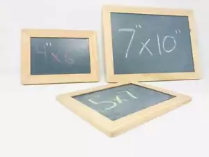 1- Pizarras de varios tamaños letrero pequeño números de mesa pequeña decoración de pizarra de tiza - Imagen 1 de 9