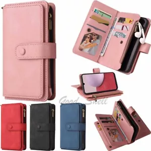 For Samsung A53 A33 A23 A13 A14 A04s Wallet Card Holder Flip Leather Case Cover - Picture 1 of 60