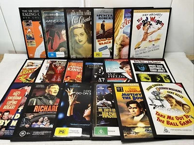 18 Classic Old Time  DVD Region 4 Cary Grant Bette Davis Fred Astaire - Image 1 of 4
