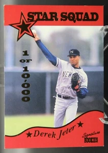 Derek Jeter - 1995 Signature Rookies Old Judge /10000 Star Squad HOF - Yankees - Foto 1 di 2
