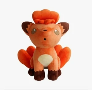 Pokemon Official Vulpix Plush Doll 45cm Stuffed Toy Sixtail - Picture 1 of 7