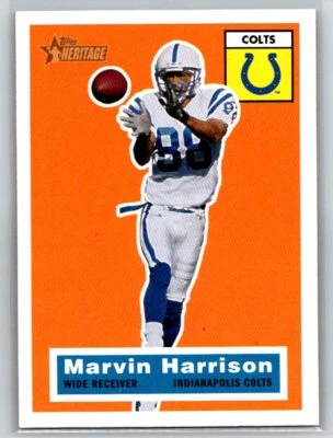 2001 Topps Heritage #64 Marvin Harrison - Image 1 of 2