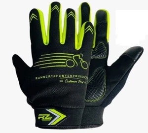 Cycling Gloves Gel Padded Full Finger Touch Screen Waterproof Unisex Gloves - Picture 1 of 6