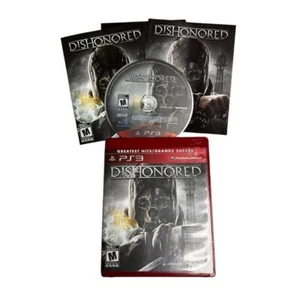Dishonored PlayStation 3 PS3 Game Complete Manual Greatest Hits AQA - Picture 1 of 5