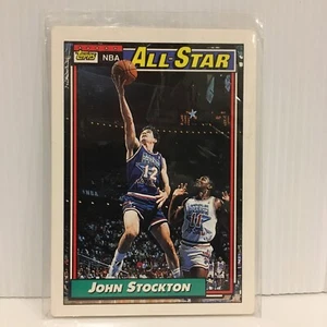 Tarjeta de baloncesto NBA TOPPS John Stockton All Star #101 Utah Jazz - Imagen 1 de 2