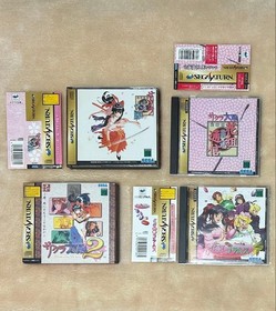 Sega Saturn Software Sakura Wars With Band 4 Type Set Japanese version 26a
