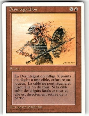 MTG Magic the Gathering Forth Edition Disintegrate - Image 1 of 4