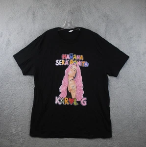 Nueva Camiseta Karol G Mañana Sera Bonito Tour 2023 Concierto Mercancía Negra Talla 2XL - Imagen 1 de 7