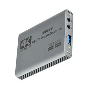4K Video Capture Card USB 3.0 to HDTV Video Grabbers Recorder for Game Camcorder - Afbeelding 1 van 8