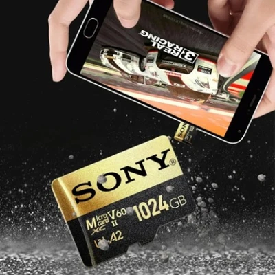 Micro SD 1TB Sony Scheda Memoria Alta Velocità 1024GB + Adattatore - Immagine 1 di 4