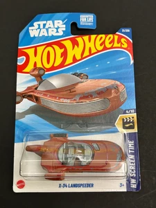 NUOVO - Hot Wheels #31 Star Wars X-34 Landspeeder - Foto 1 di 2