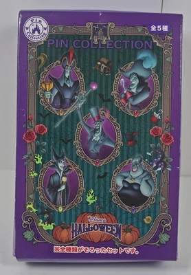 Tokyo Disney Villains Pin Set Halloween 2024 Complete NWT Resort - Image 1 of 4