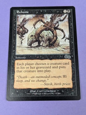 MTG Magic: Urza's Saga: Exhume #134/360 Common - NM - Image 1 of 2