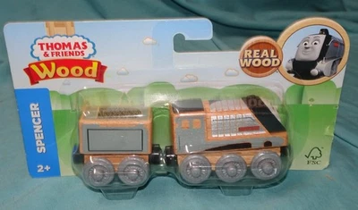 Tren Fisher Price Thomas and Friends Spencer con carro tierno madera FHM42 NISP Foto 1 de 4