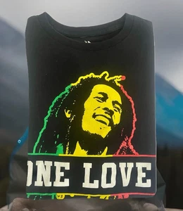 Camiseta Negra De Colección Bob Marley One Love Zion Roots Colección Jamaica Talla XL - Imagen 1 de 6