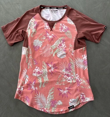Camisa feminina Dakine Prodigy manga curta floral bicicleta jersey tamanho XS EXCELENTE ESTADO USADO - Imagem 1 de 4