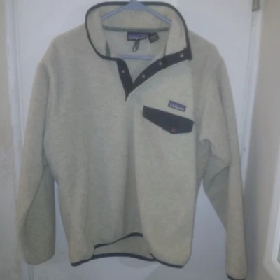 Chaqueta polar Patagonia Vintage Crema Snap T.  Excelente estado! Talla pequeña Foto 1 de 4