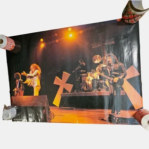 Poster promozionale Black Sabbath Ronnie James Dio Tour 23" x 33" vintage anni 80 Olanda - Foto 1 di 9