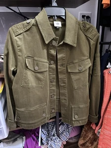 CAbi Evans Jacke #4497. Größe S. Neu mit Etikett. Herbst 2023. Olivgrün. - Bild 1 von 5