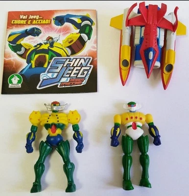 Shin Jeeg Robot d'Acciaio Lotto 3 PVC Figures Jeeg Shin Big Shooter - Immagine 1 di 4