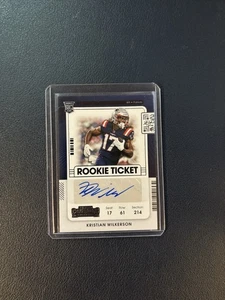 Boleto de novato Panini Contenders 2021 Kristian Wilkerson #288 (AU, RC) en manga - Imagen 1 de 2