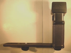 Minolta Power Grip 1 For Camera Flash +Camera Bracket - Made in Japan - Picture 1 of 13