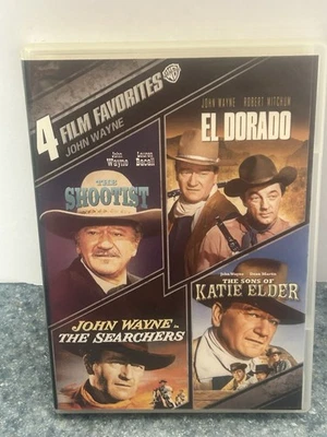 4 FILM FAVORITES JOHN WAYNE WESTERNS (DVD, 2013, 5-Disc Set m2 - Image 1 of 2
