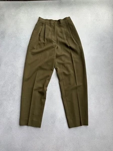 Vintage Genny by Gianni Versace High Waist Pleated Wool Trousers Women’s 80s - Picture 1 of 10