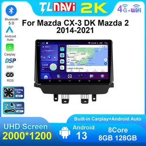 For Mazda CX-3 CX3 15-18 GPS Navigation Multimedia Player Android 13 Car Radio - Picture 1 of 48