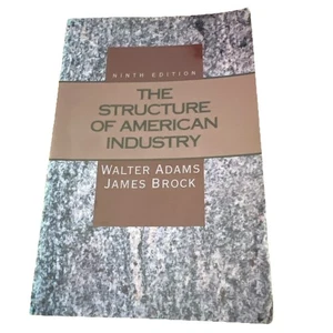 Struktur der amerikanischen Industrie von Walter Adams (1994, Trade Paperback) - Bild 1 von 4