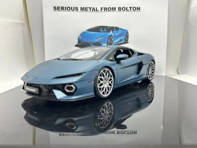 BBURAGO 11052BL 2025 LAMBORGHINI TEMERARIO BLUE 1:18 SCALE - Image 1 of 4